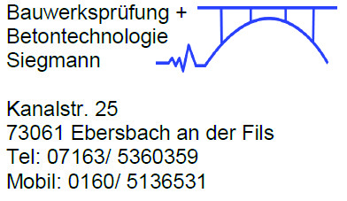 Bauwerksprüfung Siegmann